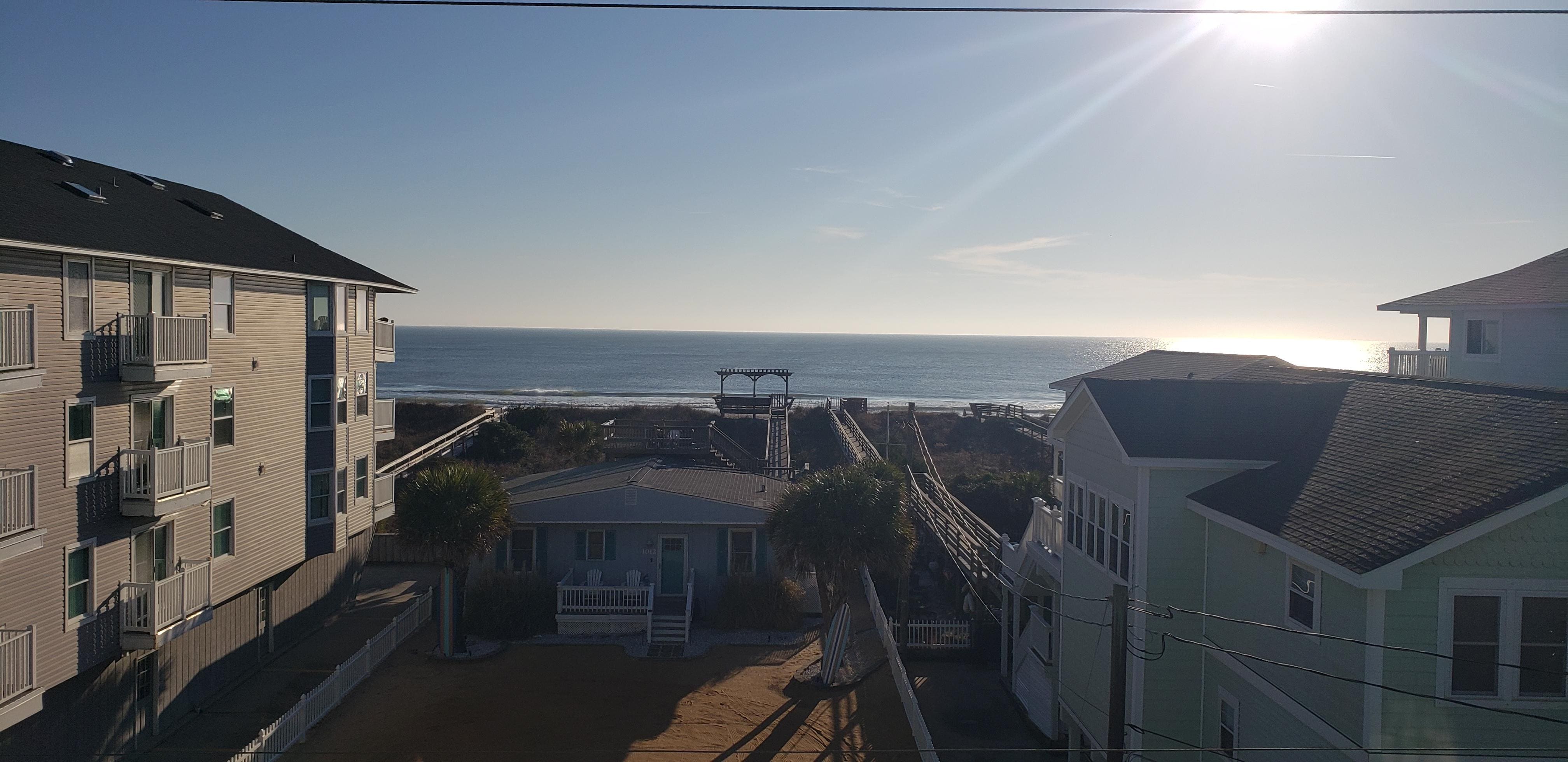 Ocean View From the Front Balcony