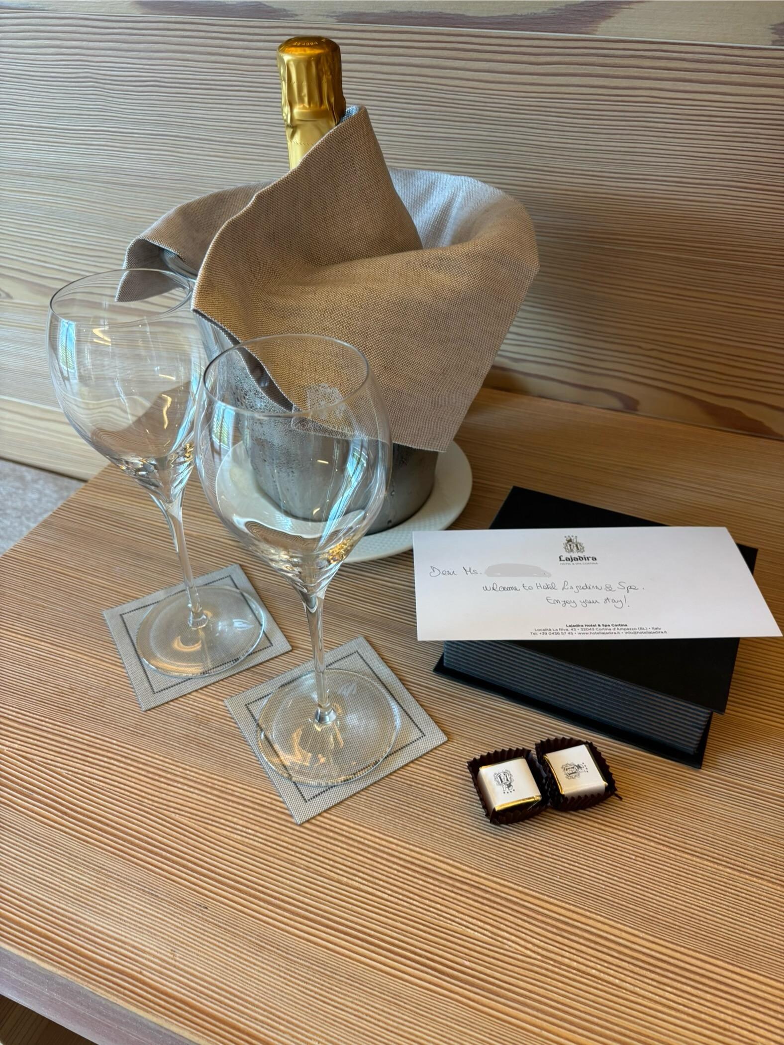 Welcome gift in our suite
