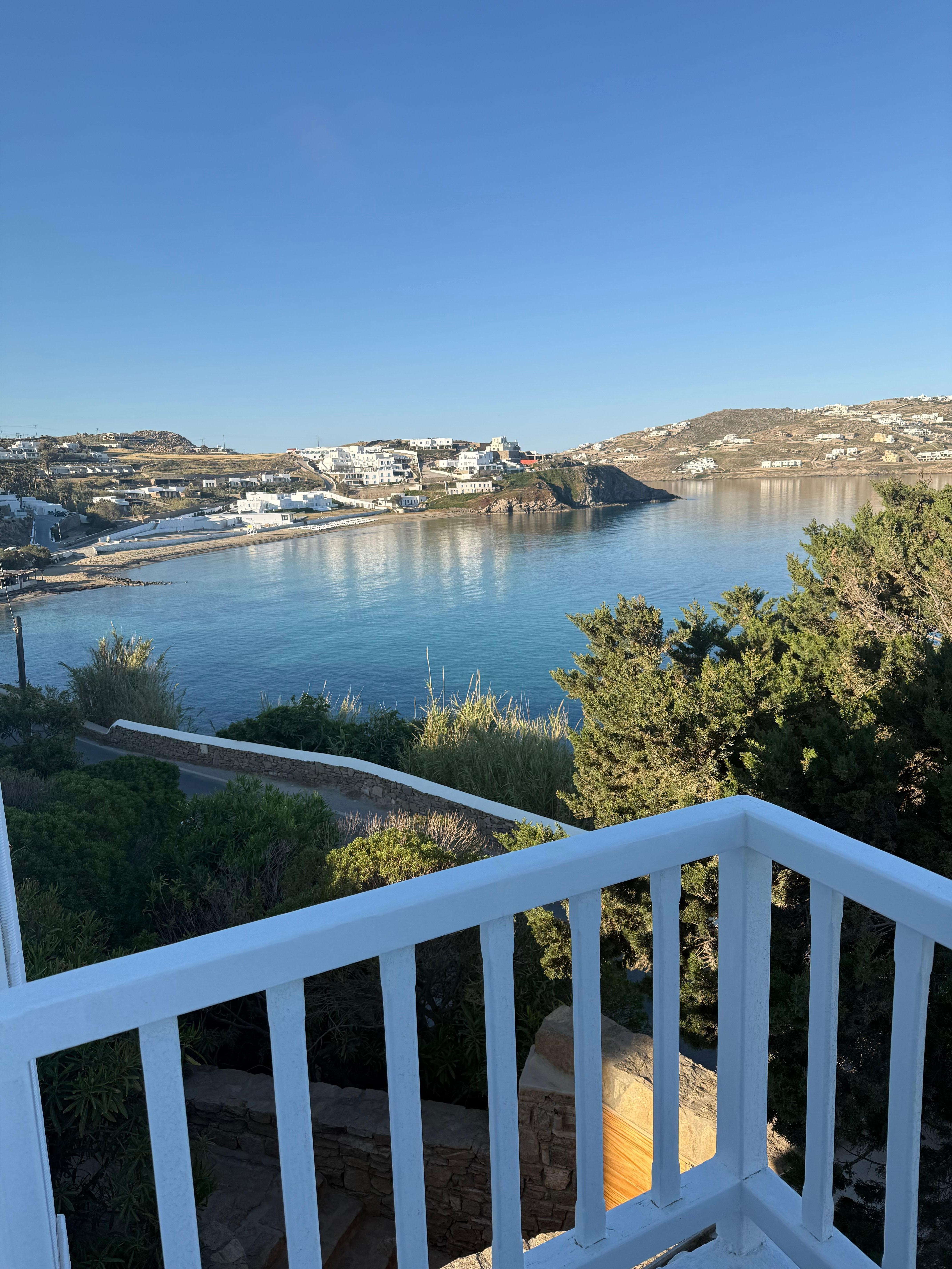 View from our room. 