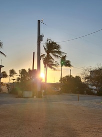 Sunrise from front of property
