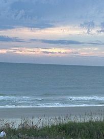 Beautiful sunrise from the balcony