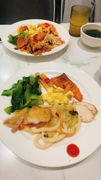 朝食ビュッフェ