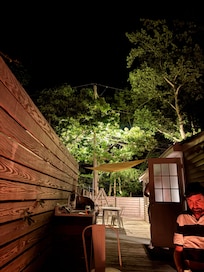 Outside deck