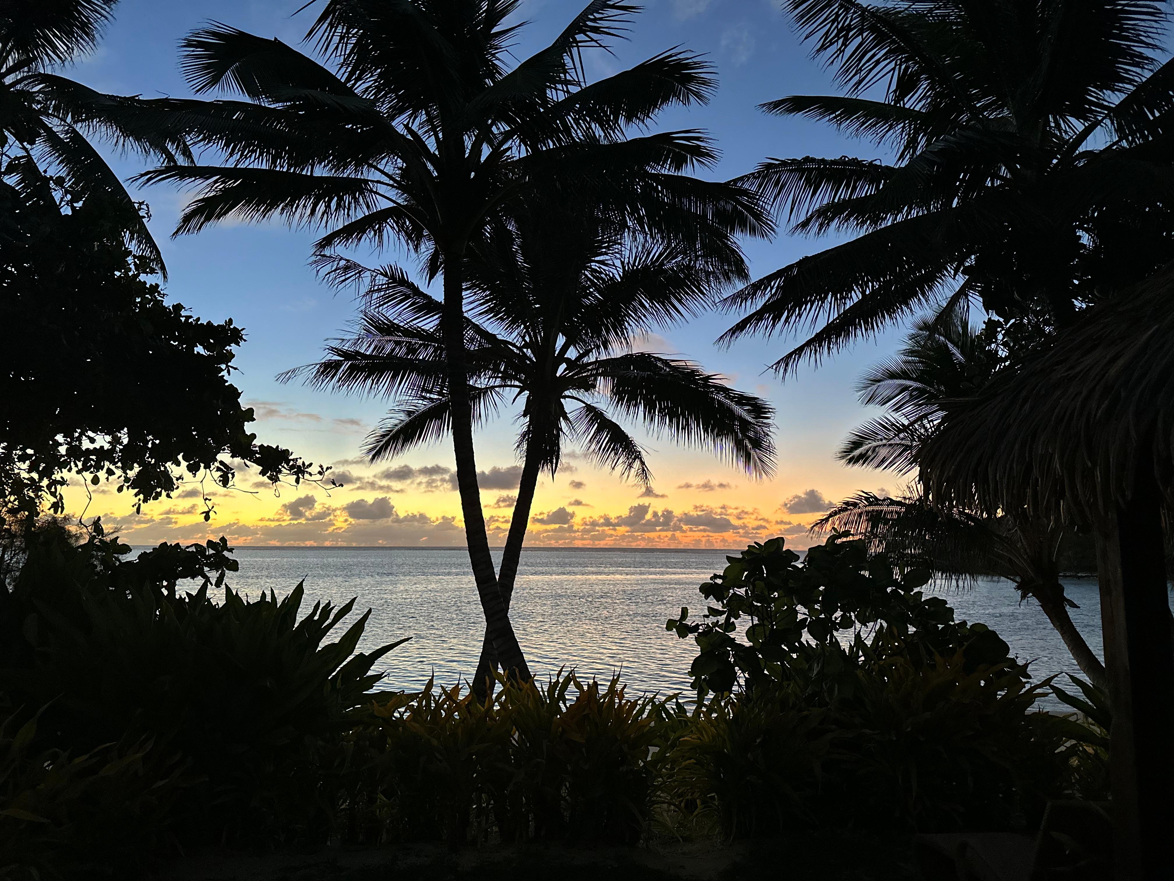 Sunrise from our room