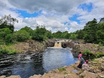 High force waterfall