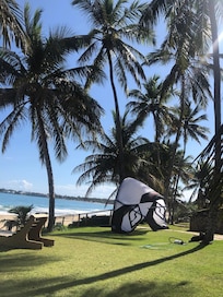 beachfront common area