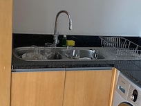 Previous occupants dirty dishes