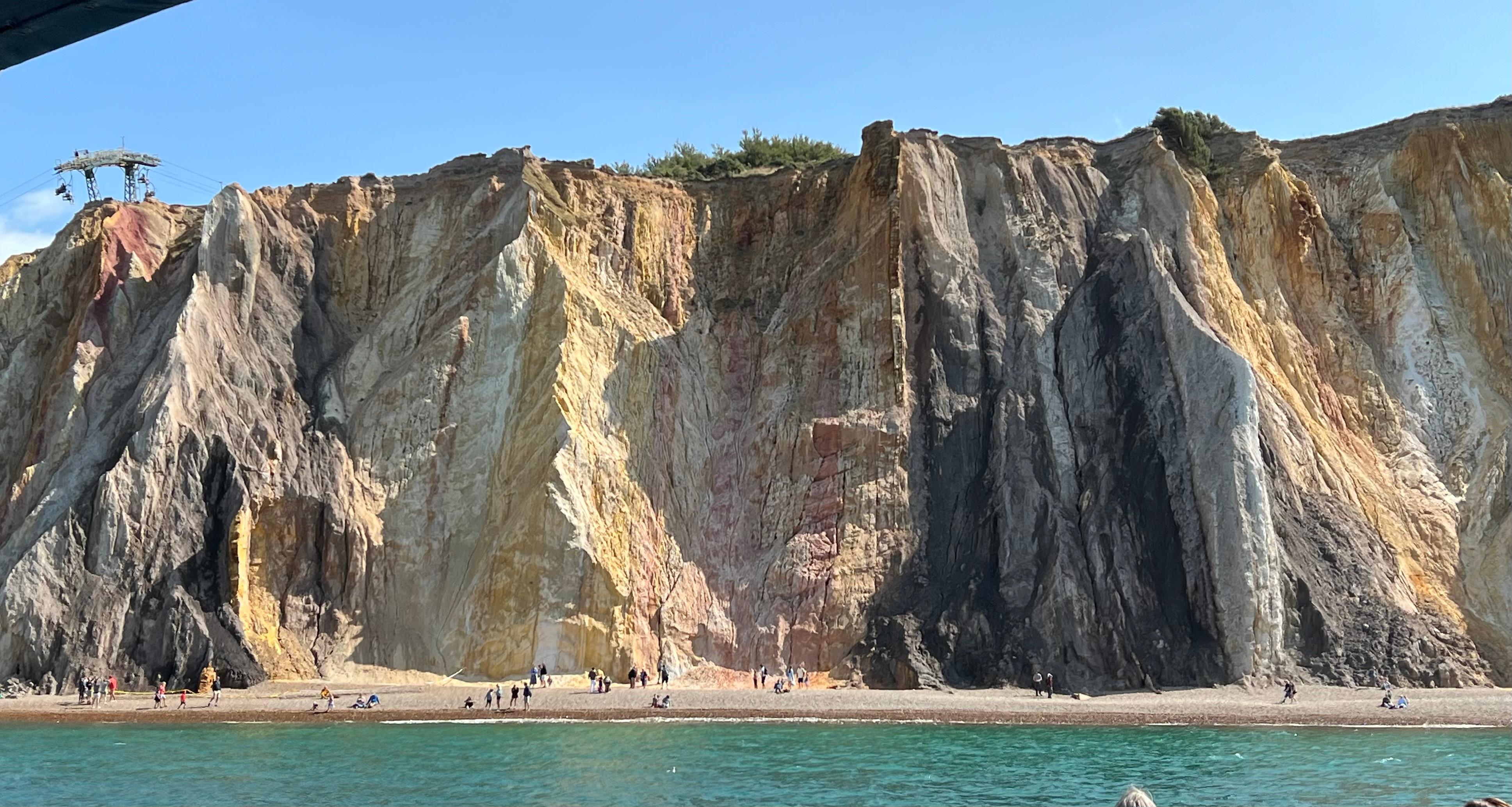 Alum Bay cliffs