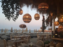 Evening view at Rhonda Beach Bar