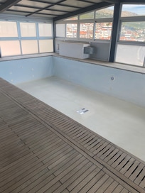 Empty pool.