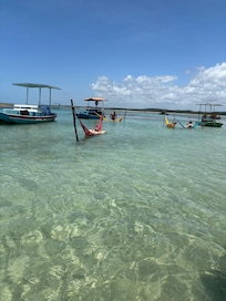 Passeio de jangada