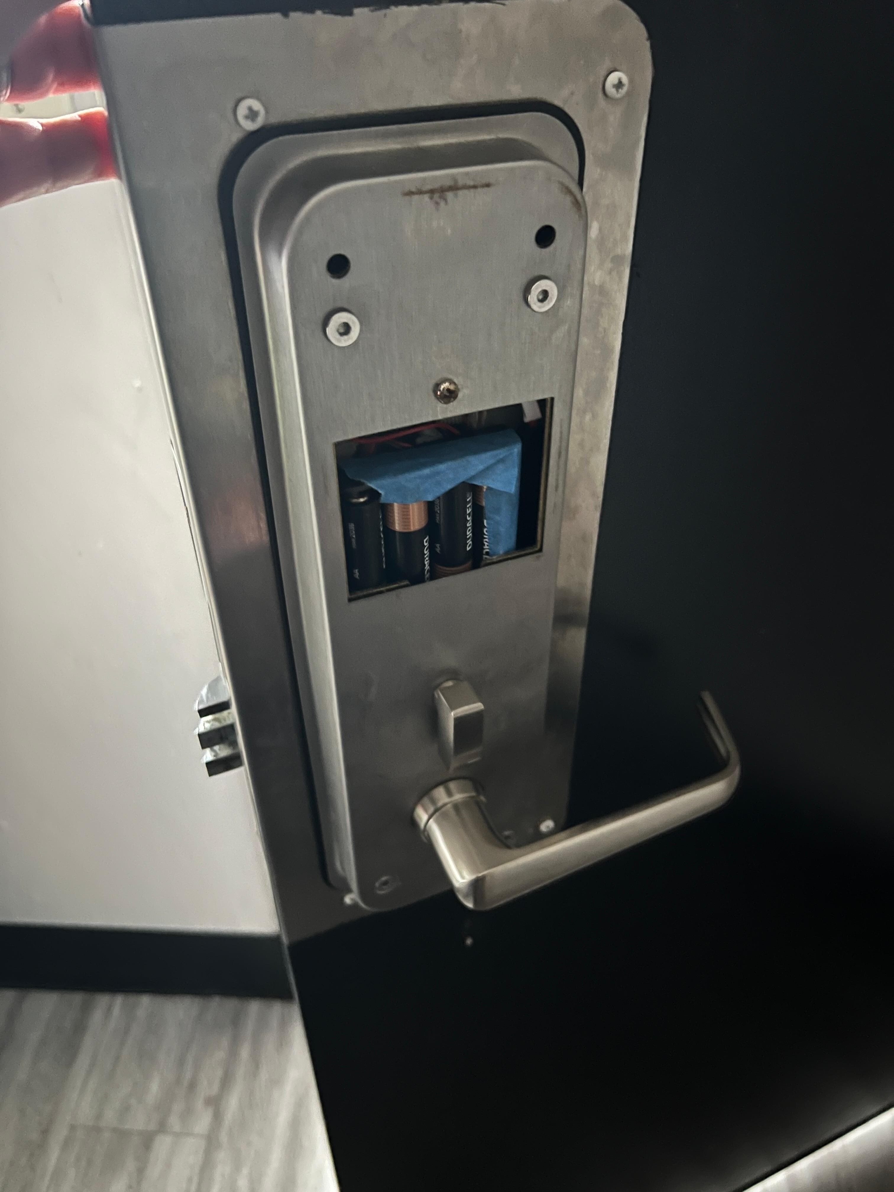 Broken door lock (we got a room change)
