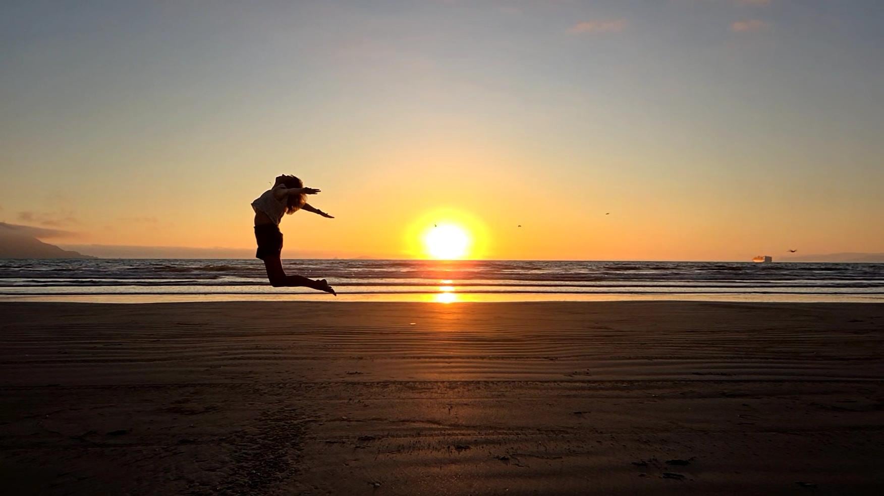 Fun photo opportunities with the beautiful water and sun in the background.