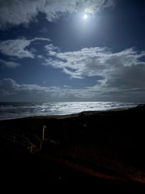 Night view from the deck