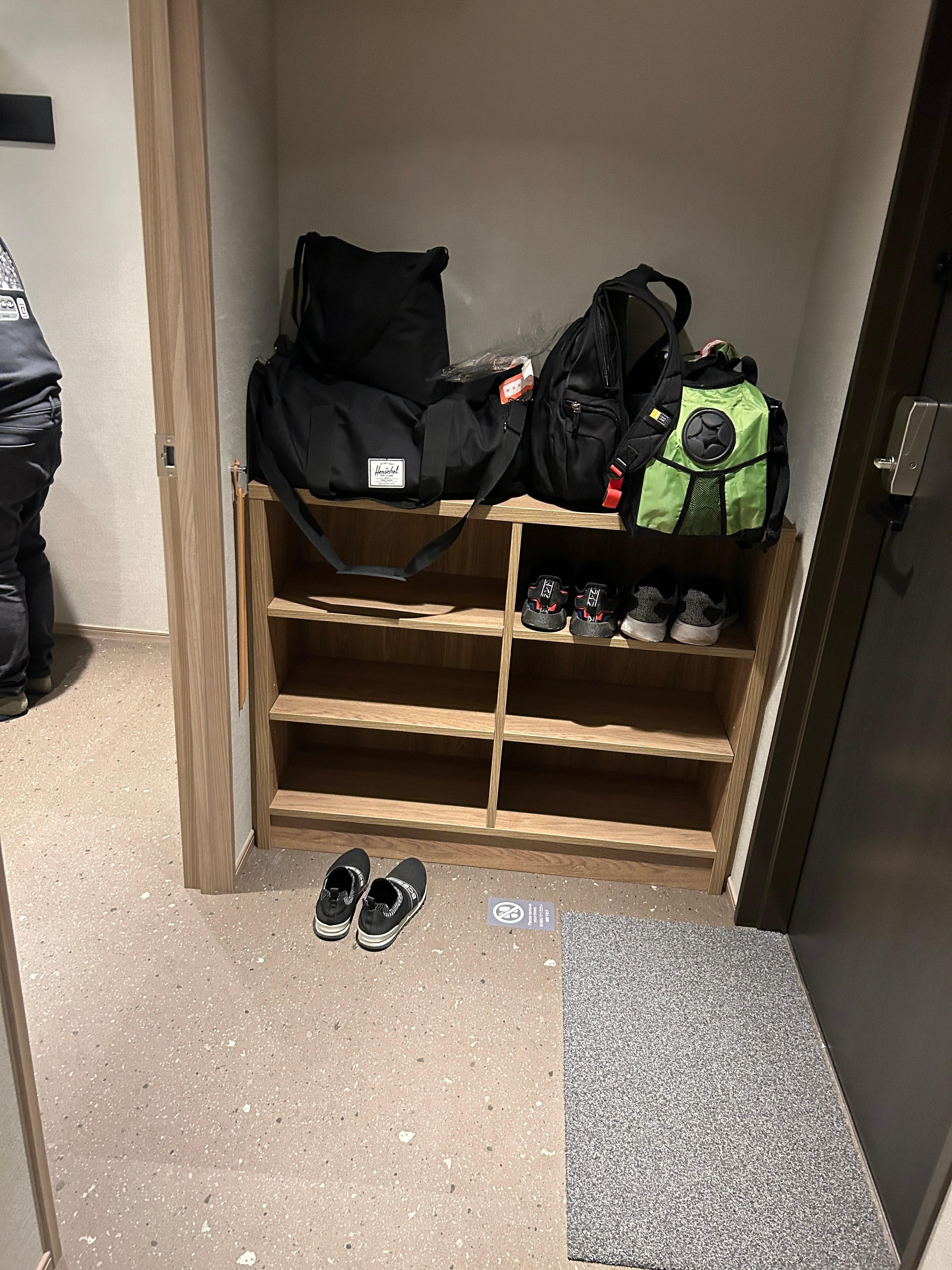 Mudroom for shoes