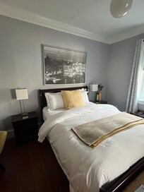 The brick room! Absolutely stunning and so cozy!