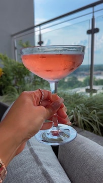 Rooftop reception!