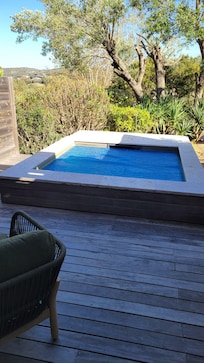 Terasse avec piscine