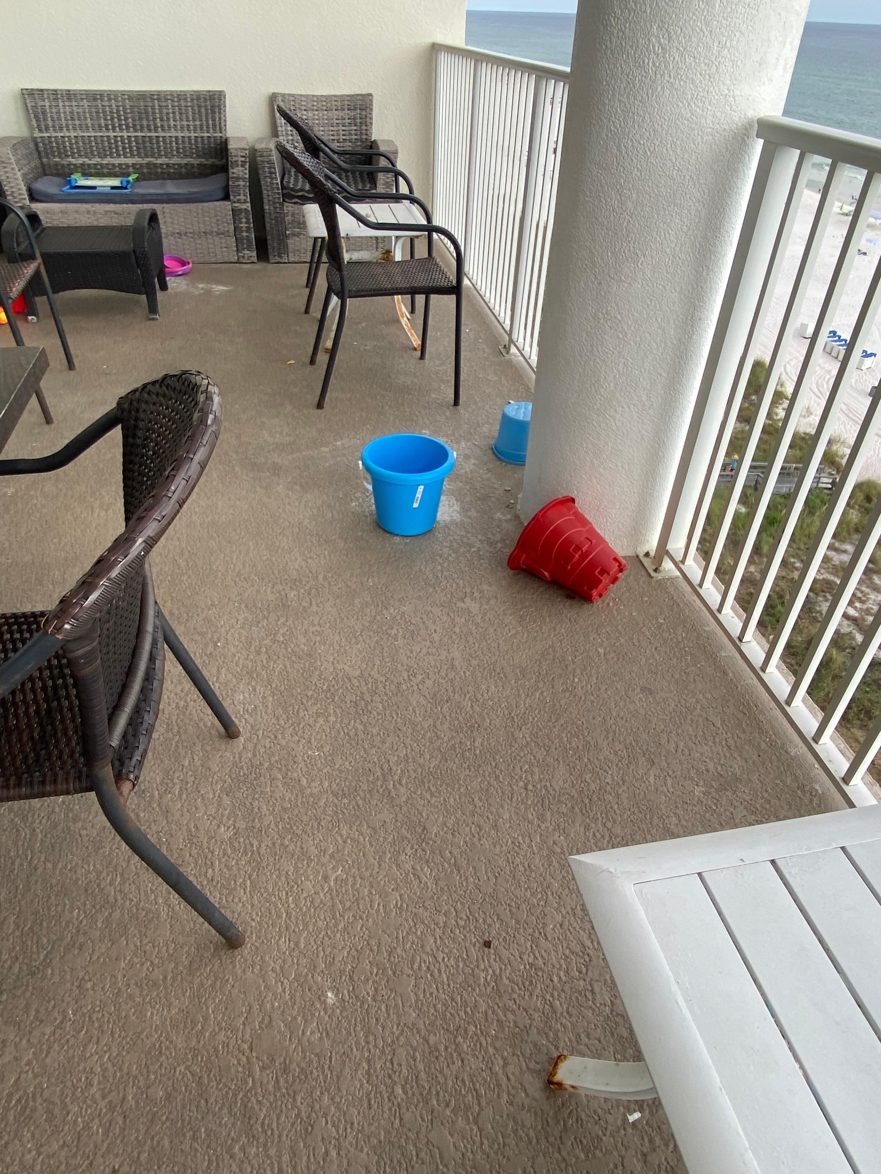 Deck after supposed cleaning 