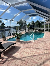 View of the pool/hot tub