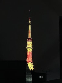 東京タワーが見えるお部屋でした。