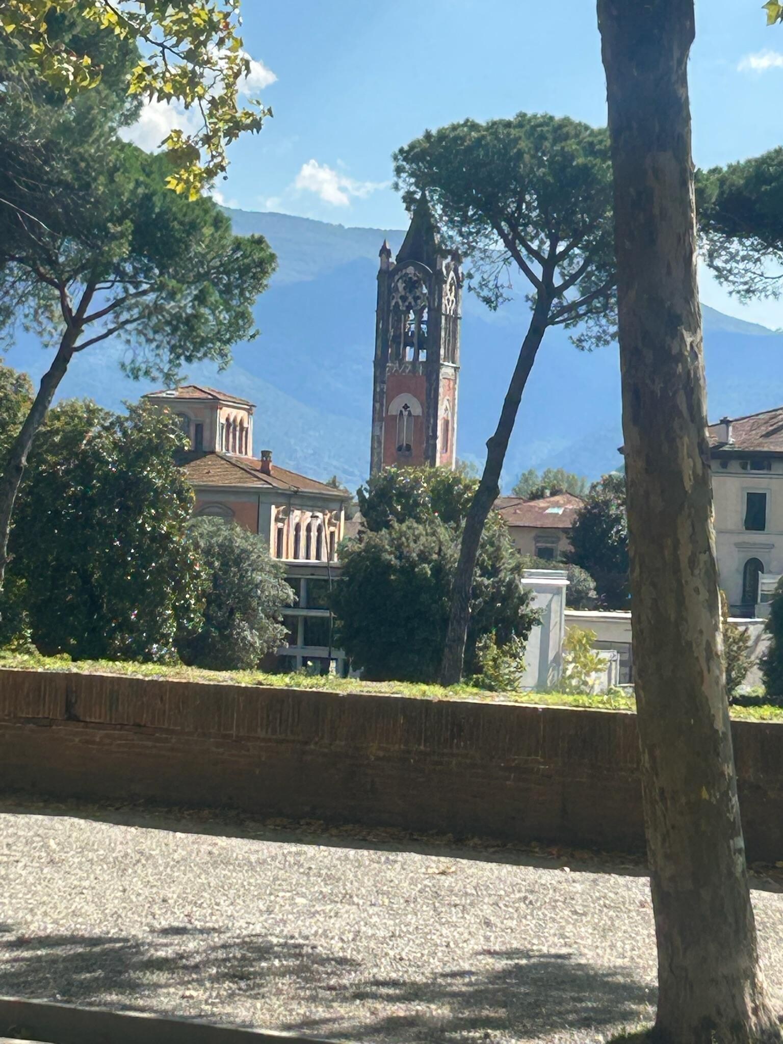 view of the Centro Storico from the wall