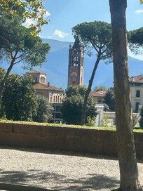 view of the Centro Storico from the wall
