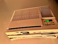 Old and loud a/c units that did not look sanitary.