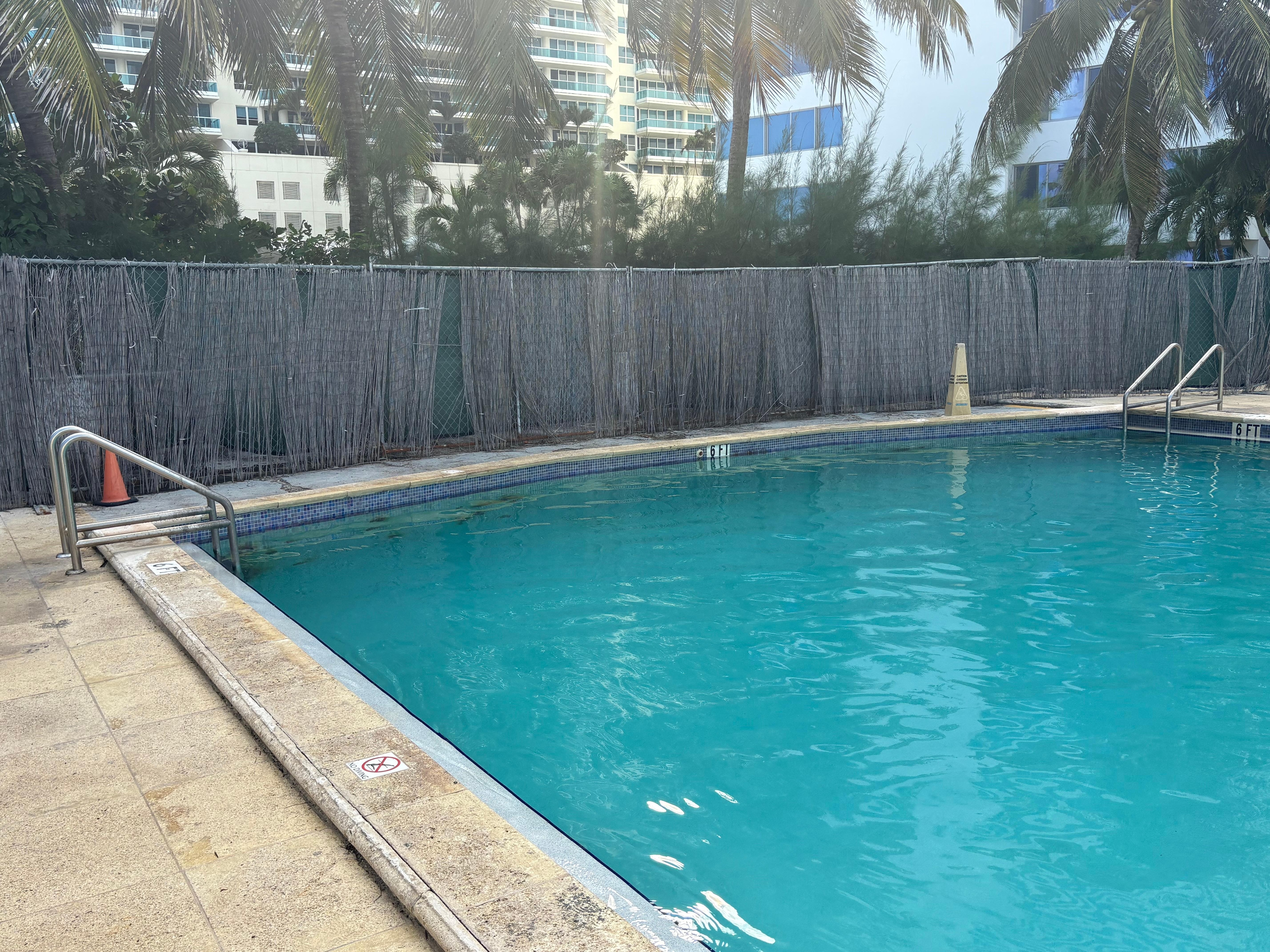 Pool (the fence is falling down)