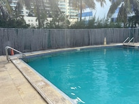 Pool (the fence is falling down)