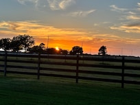 Sunset from the front porch