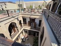 Clos des Arts from the rooftop.