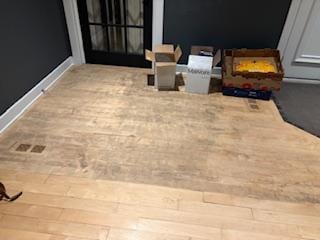 Damaged floors