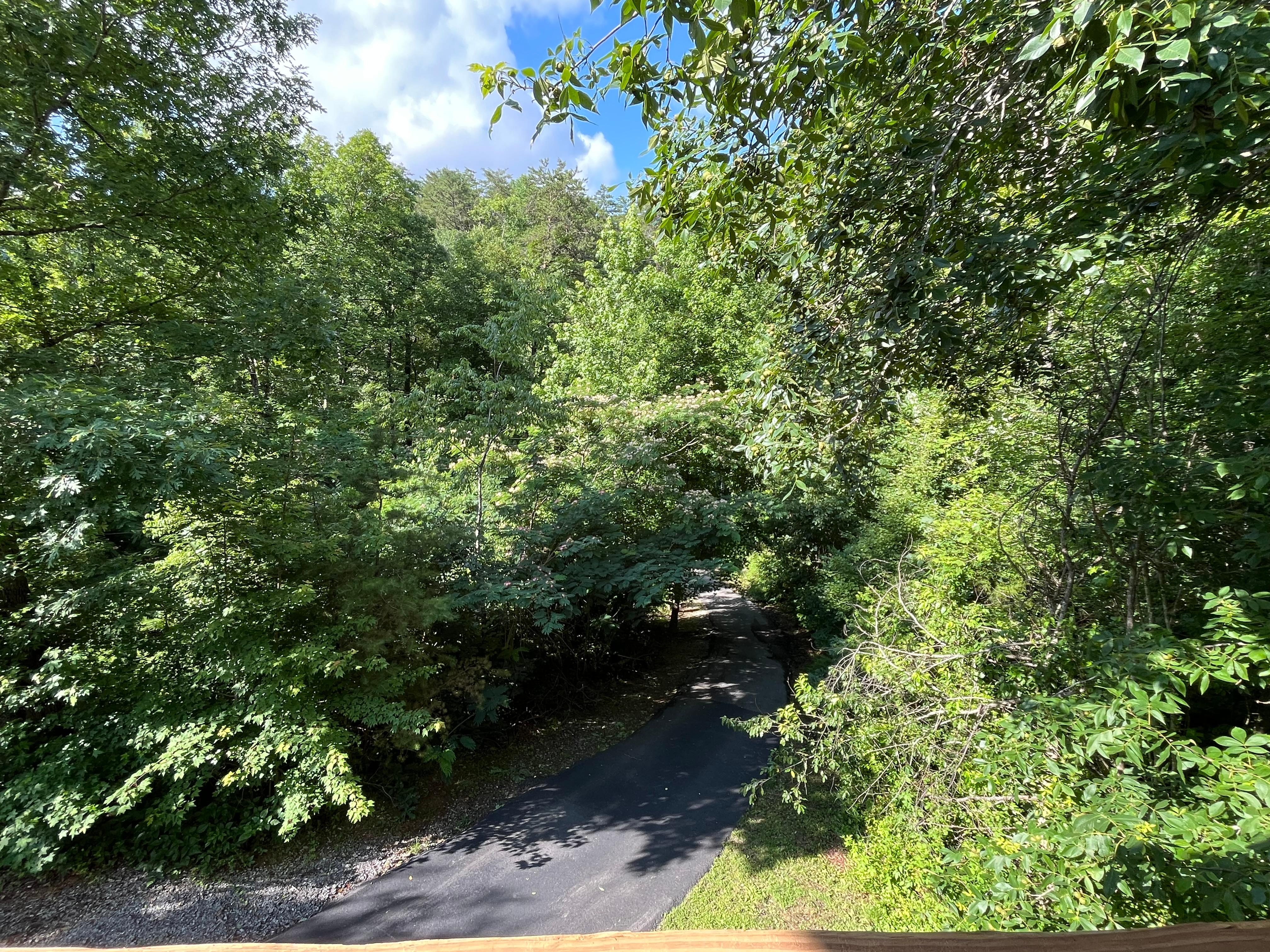 View from the lower porch.