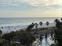 Pool and Gulf view from in-unit balcony.