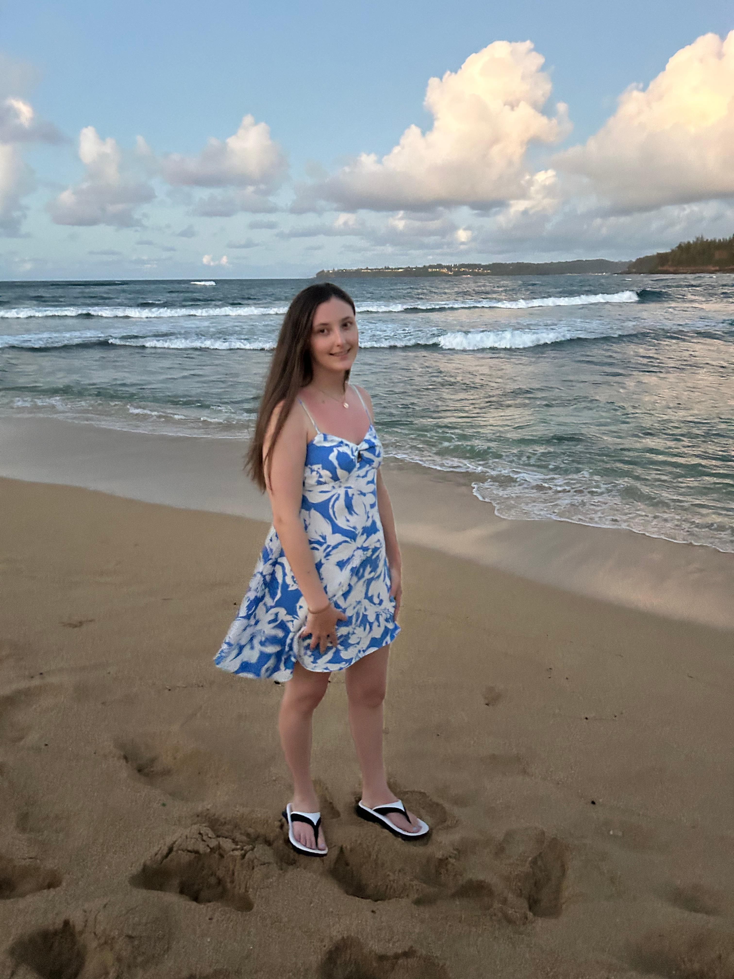 This is the beach that you take the short path to. 