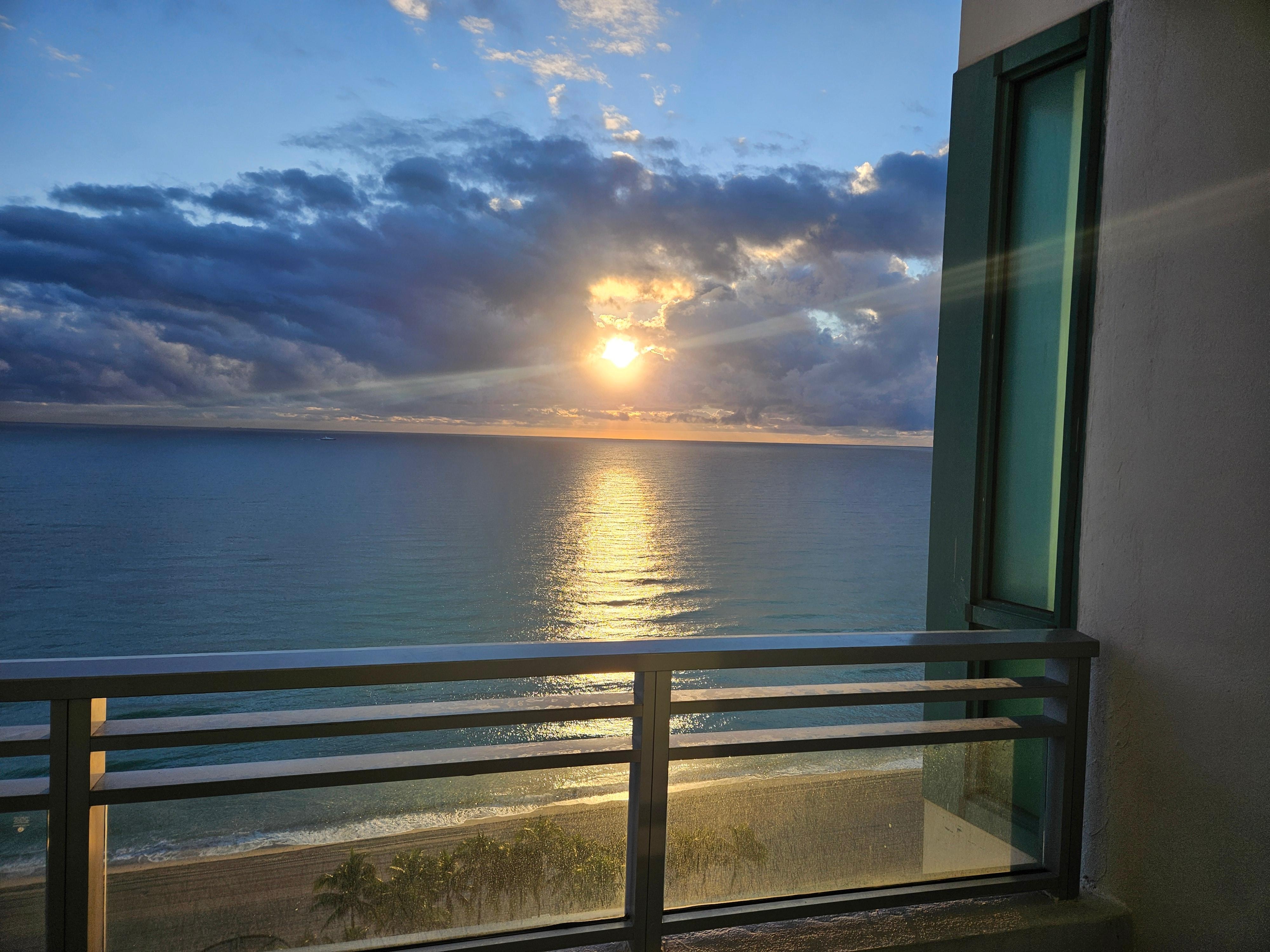 Sun-Rise from Our Room on Our Last Day