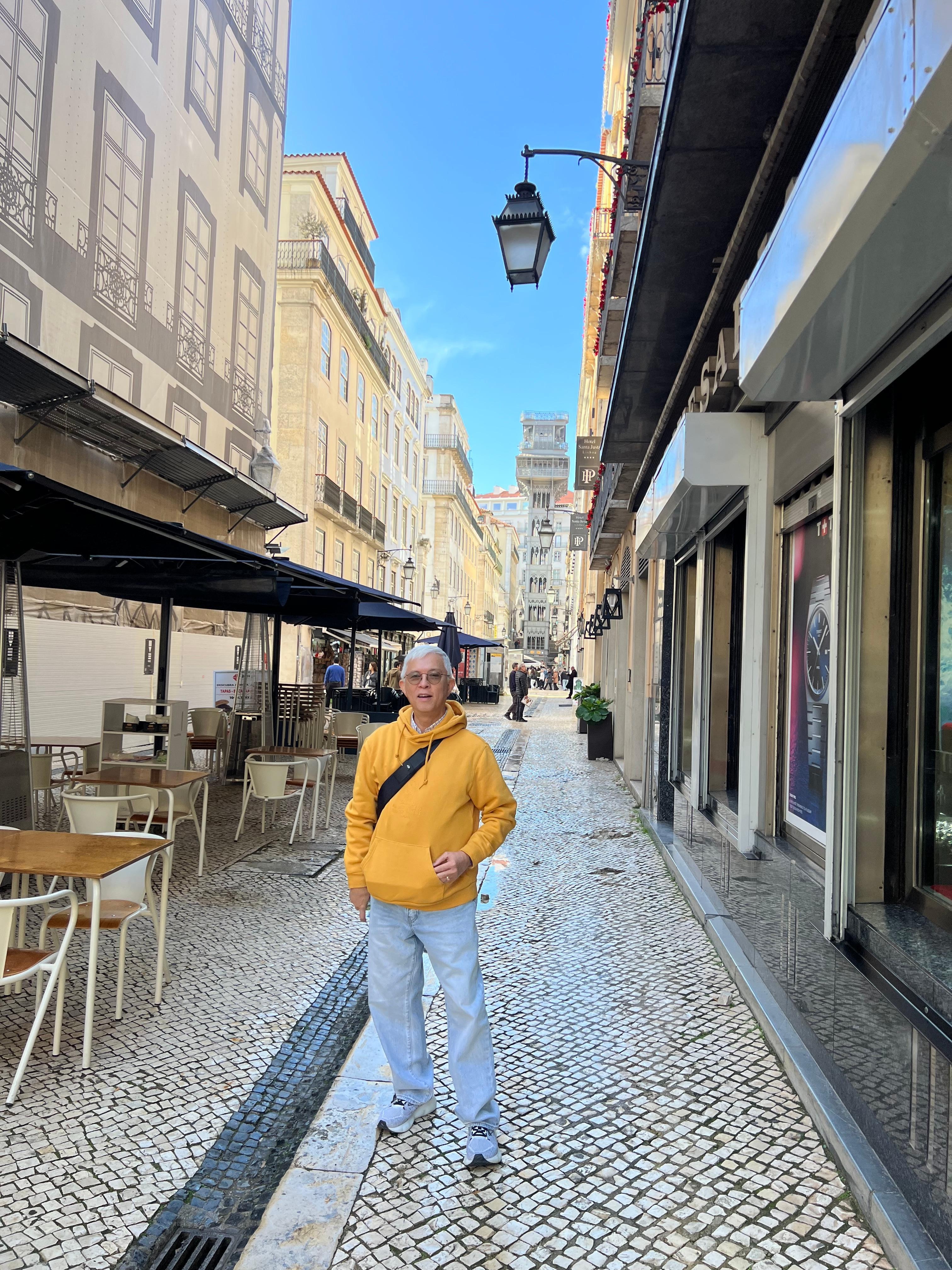 Outside hotel santa justa