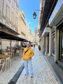 Outside hotel santa justa