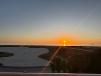 Sunset from our balcony