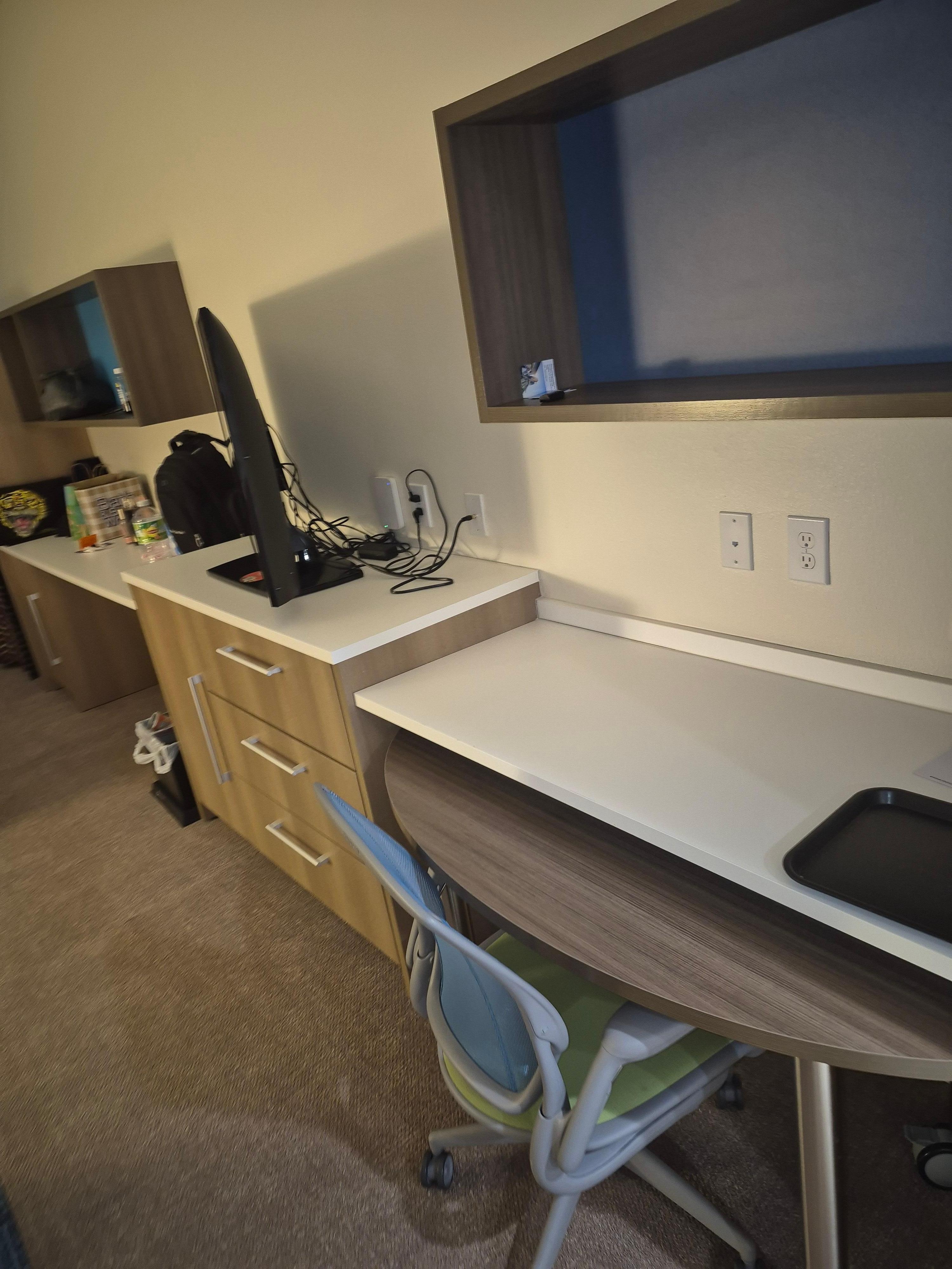 Don't mind my belongings, felt like I was in my very own apartment or new purchase home! 