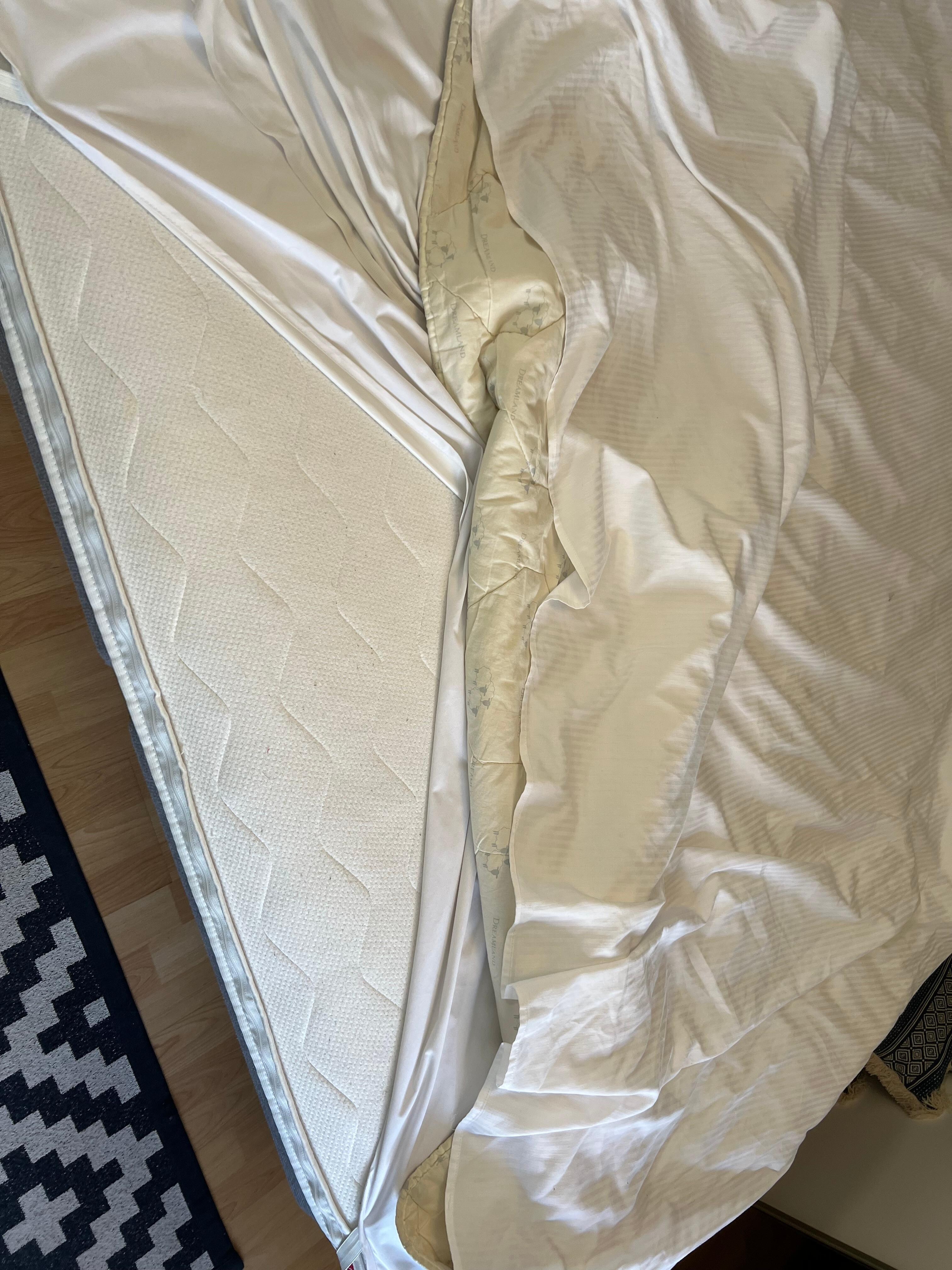 Sheet was too small for bed and kept creeping up …
