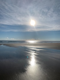 Walked to the beach - beautiful