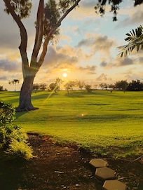 Sunset from the patio