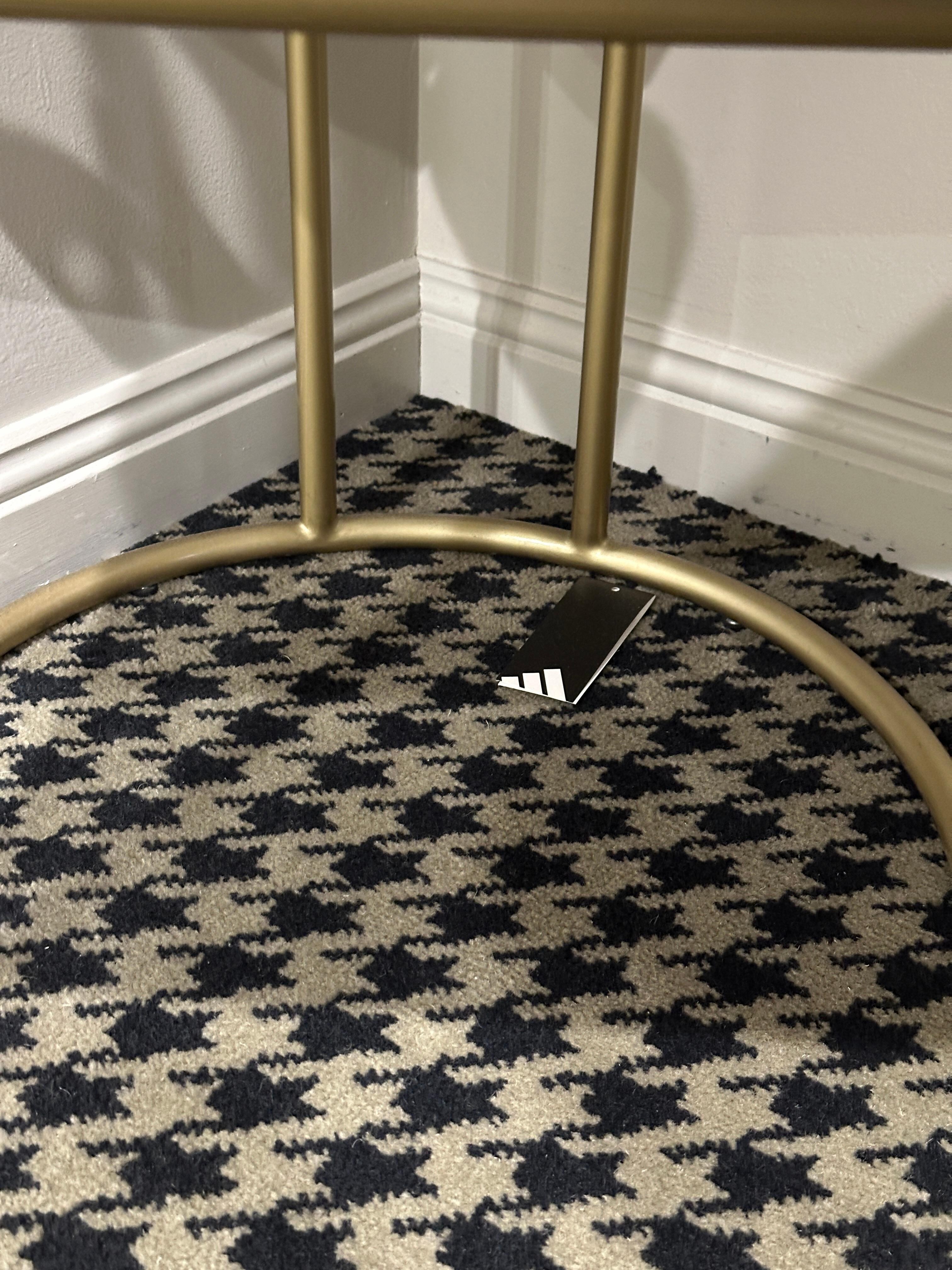 paper tag left on the floor