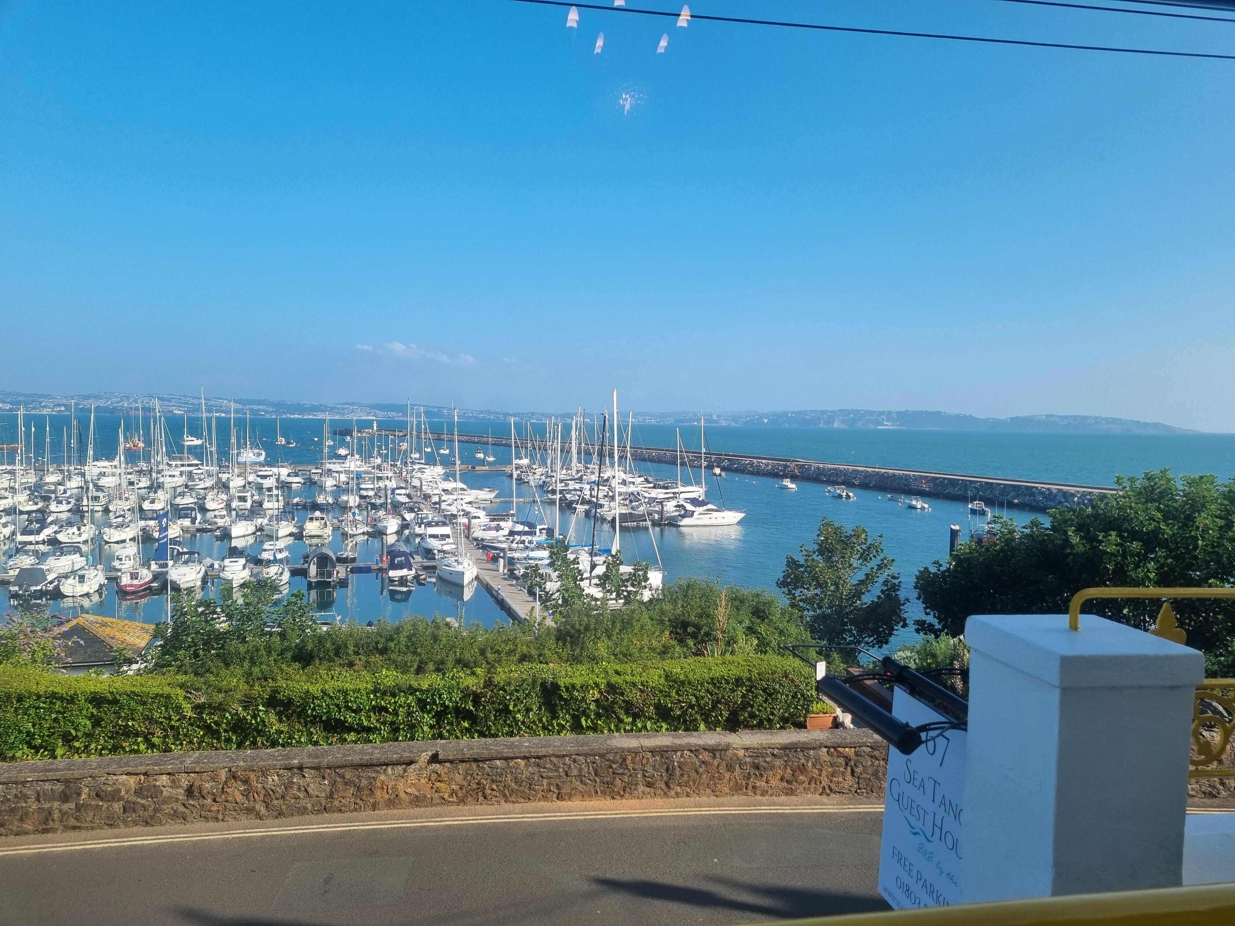 Breakfast with a view from the B&B