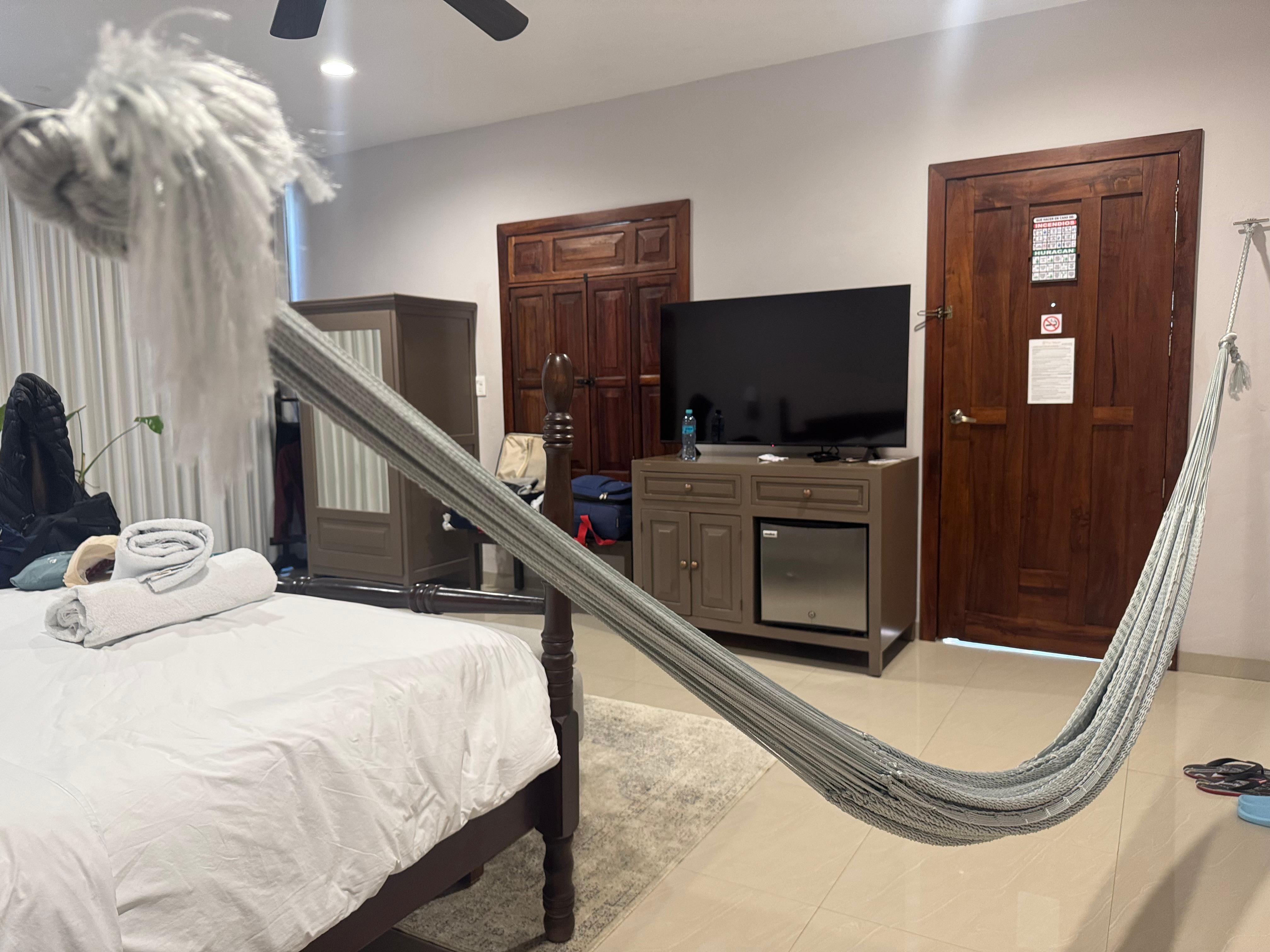 huge room inside hamock 