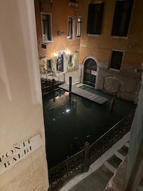This was the actual view from our window over the canal bridge