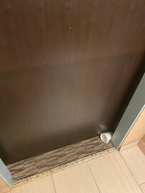 Had to use cups to keep the door from opening