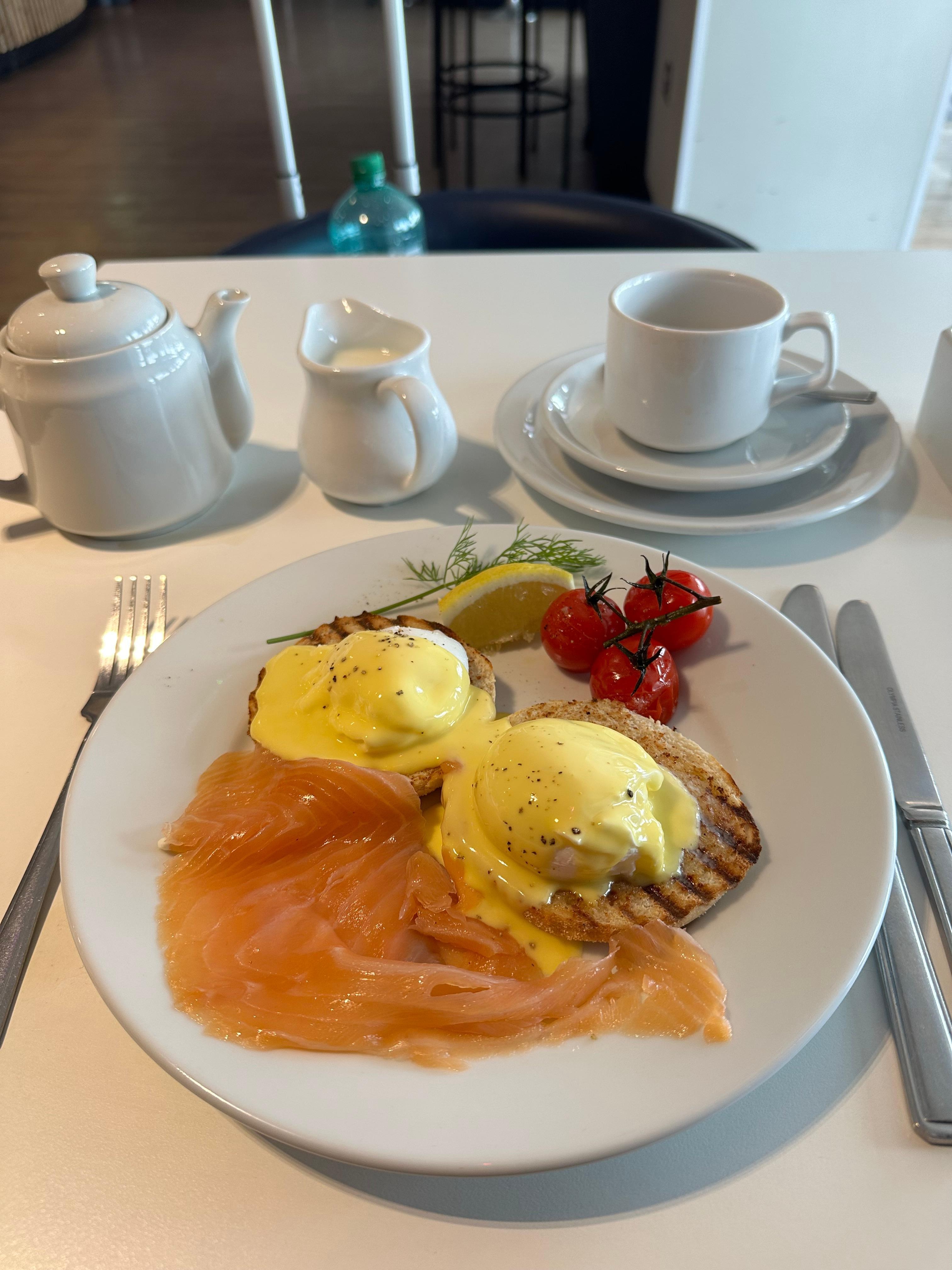 Eggs Royale var fantastiska! 